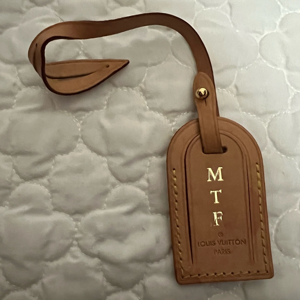 HOLD for MTF-Louis Vuitton Luggage Tag